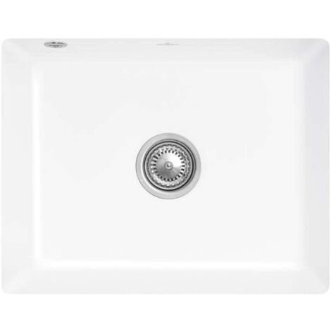 Villeroy & Boch Subway 60 - Keramikspüle, 55x44 cm, CeramicPlus, Stone White 331001RW