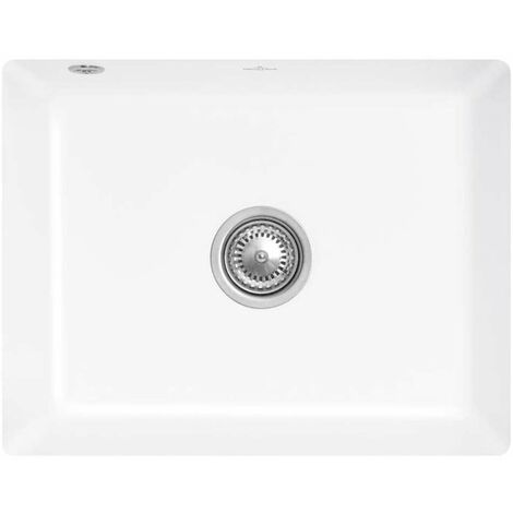 Villeroy & Boch Subway 60 - Lavello in ceramica 55x44 cm, CeramicPlus, Stone White 331001RW