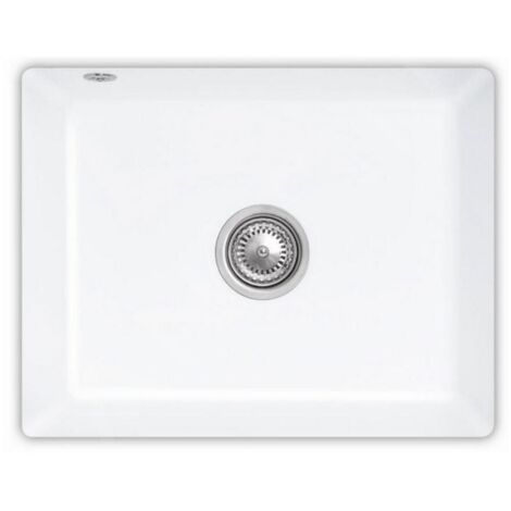Villeroy & Boch Subway - Évier en céramique 55x44 cm avec vidage, CeramicPlus, blanc alpin 331001R1