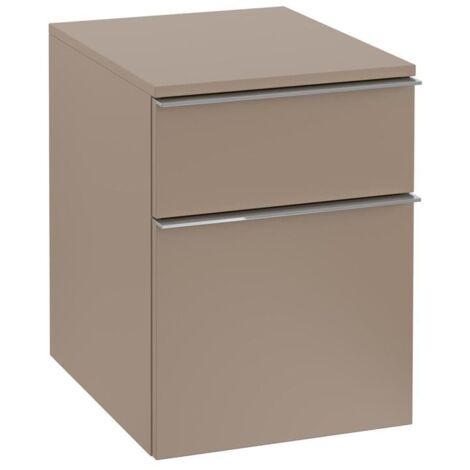 Villeroy & Boch V&B Anbauschrank VENTICELLO 404x529x477mm Gri chr Black Matt Lacquer