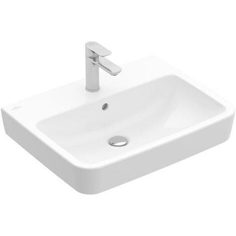Villeroy & Boch VB Waschbecken O.novo 4A4160 600x460mm Eckig Weiß Alpin 4A416001