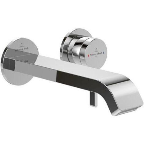 Villeroy & Boch VB Waschtischauslauf-Set Dawn 3 60x60x201mm ohne Ablaufgarnitur Chrom