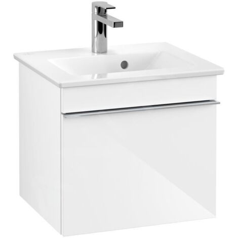 Villeroy & Boch Venticello - Meuble sous lavabo, 466x420x425 mm, 1 tiroir, Glossy White A93101DH