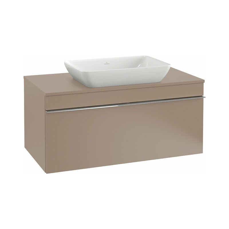 

Villeroy Und Boch Ag - Villeroy & Boch Venticello Módulo de lavabo A945, 757x436x502mm, color: Gris brillante, mango: cromado brillante - A94501FP