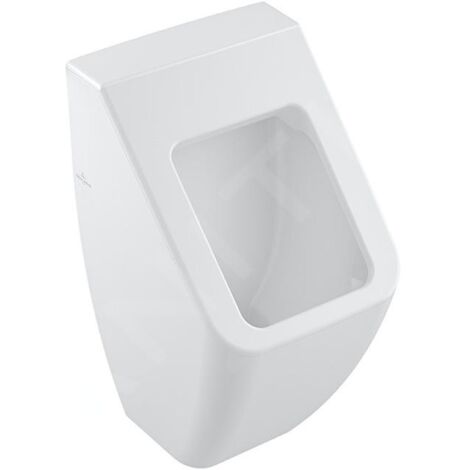 Villeroy & Boch Venticello - Urinoir à action siphonique pour couvercle, alimentation dissimulée, DirectFlush, CeramicPlus,