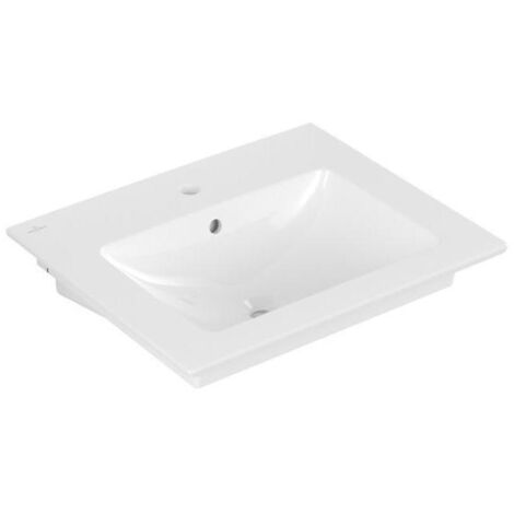 Villeroy & Boch Venticello Waschbecken, 1 Hahnloch, mit Überlauf,