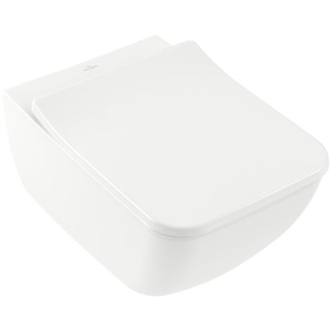 Villeroy & Boch Venticello - WC suspendu avec abattant SoftClosing, DirectFlush, blanc alpin 4611RS01