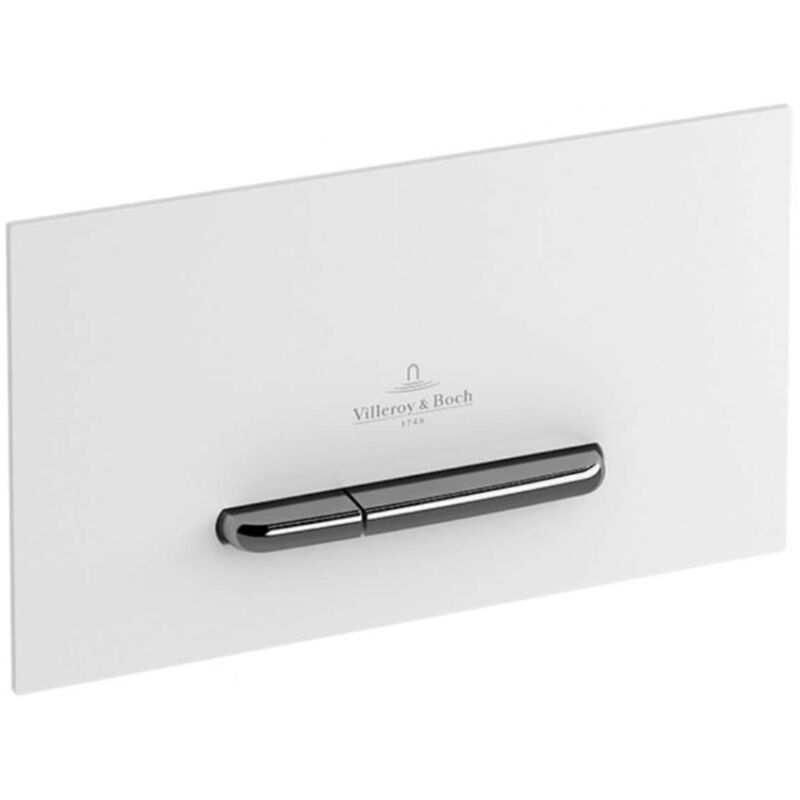 Villeroy & Boch Villeroy&boch - Viconnect - Betätigungsplatte E300, Weiß/chrom 92216168