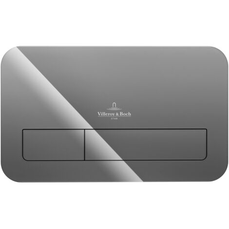 Villeroy & Boch Viconnect Betätigungsplatte 200G grau glänzend 922400RA