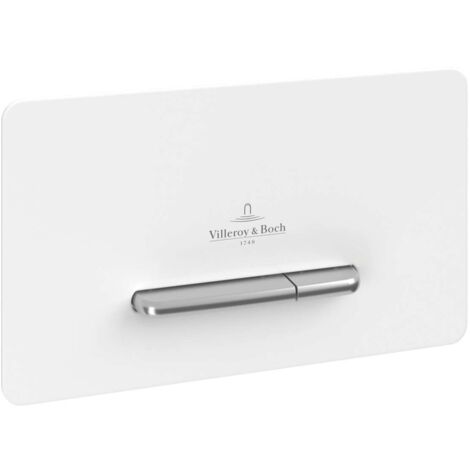 Villeroy & Boch ViConnect - Control de descarga, vidrio blanco V99442RE