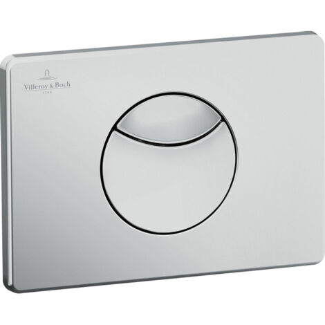 Villeroy & Boch ViConnect - Plaque de déclenchement E100, chrome mat 92248569