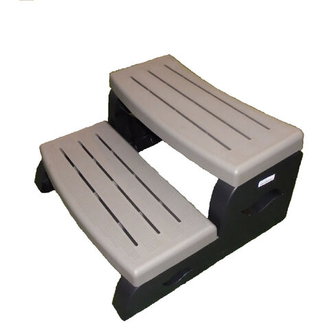 Villeroy & Boch Whirlpool Treppe grau Whirlpoolstufe Spa-Treppe Whirlpooltreppe