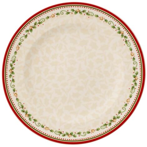 Villeroy & Boch Winter Bakery Delight Piattino Piano, 27 cm, Porcellana, Stella cadente, 27 Centimeters cm