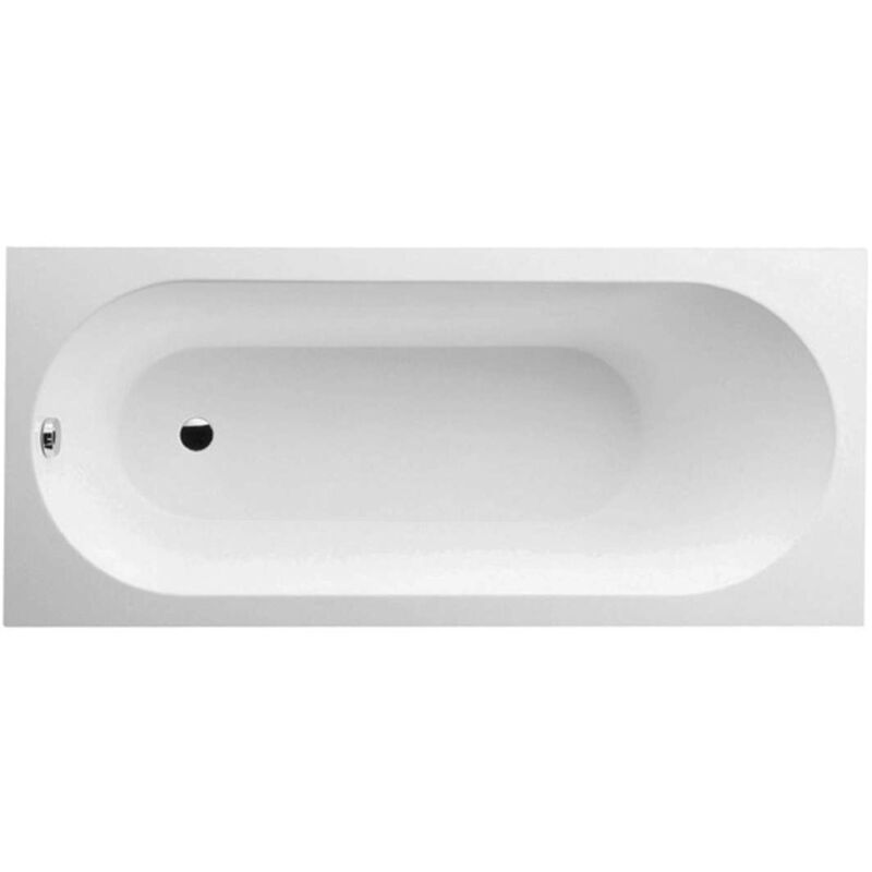 Villeroy&boch - Oberon - Baignoire Solo 180x80x47 cm, Quaryl, blanc UBQ180OBE2V-01