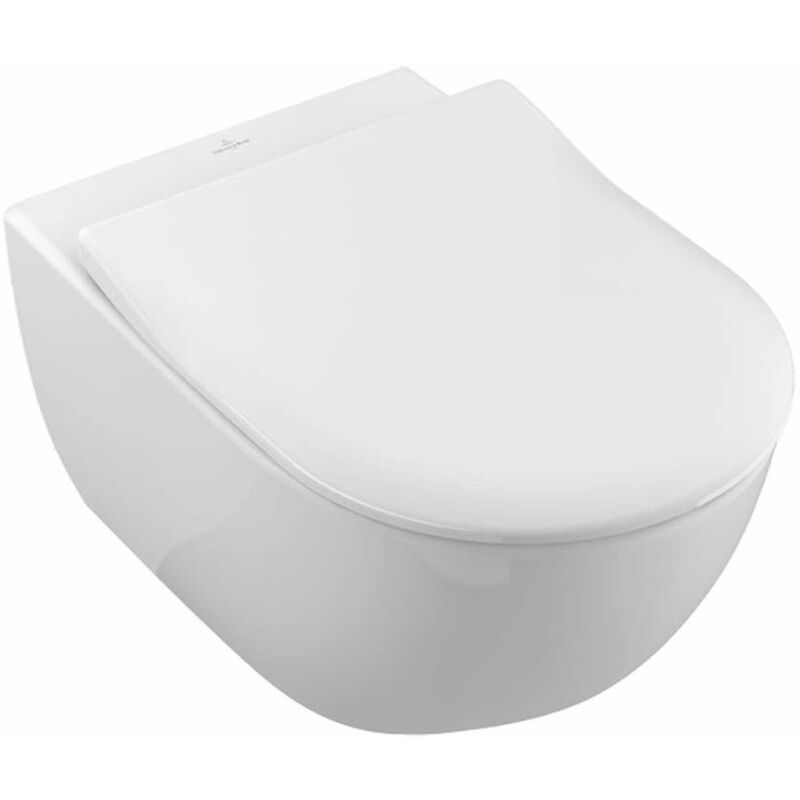 Villeroy&boch - Subway 2.0 - wc suspendu avec abattant SoftClosing, DirectFlush, CeramicPlus, blanc alpin 5614R2R1