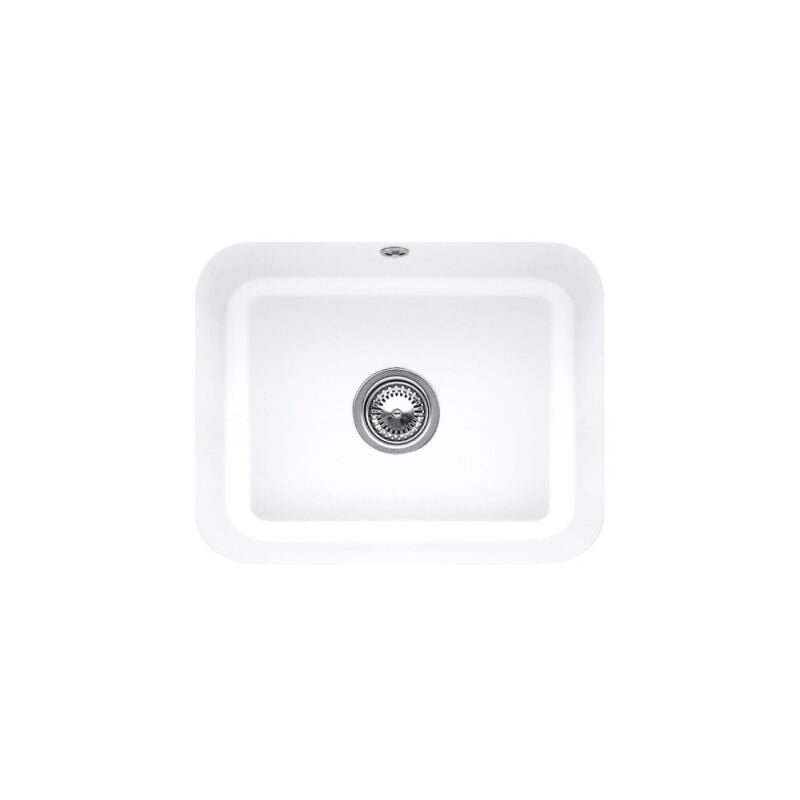 Villeroy&boch - Evier 1 bac villeroy et boch Cisterna 60C Blanc CeramicPlus avec vidage manuel