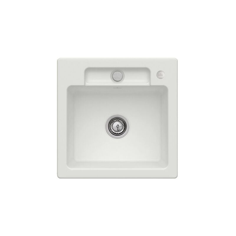 Villeroy&boch - Evier 1 bac villeroy et boch Siluet 50 s Steam CeramicPlus