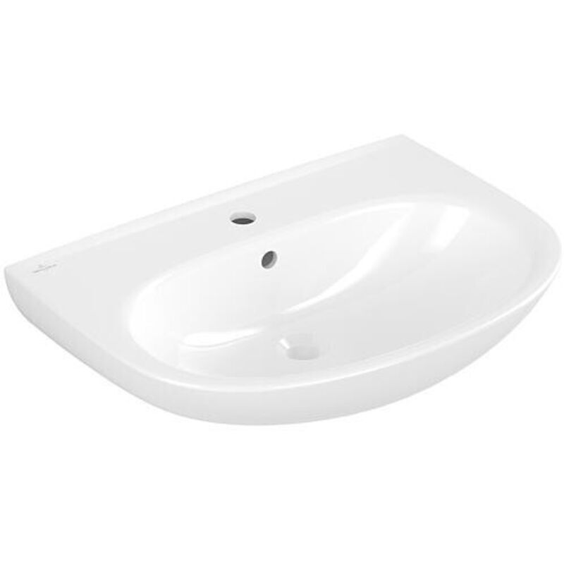 Villeroy&boch - O.novo, Lavabo mural Blanc, 60x40cm, avec trop-plein