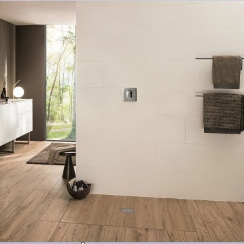 Villeroy&boch - Receveur 90 x 90 villeroy et boch Subway Infinity Vi Print à encastrer ceramique carré lodge beige-effect