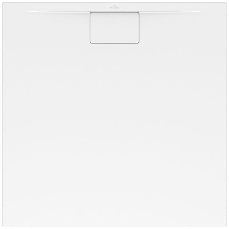 VILLEROY & BOCH Receveur 100 x 100 x 4,8 VILLEROY ET BOCH Architectura Metalrim acrylique carr&eacute; blanc