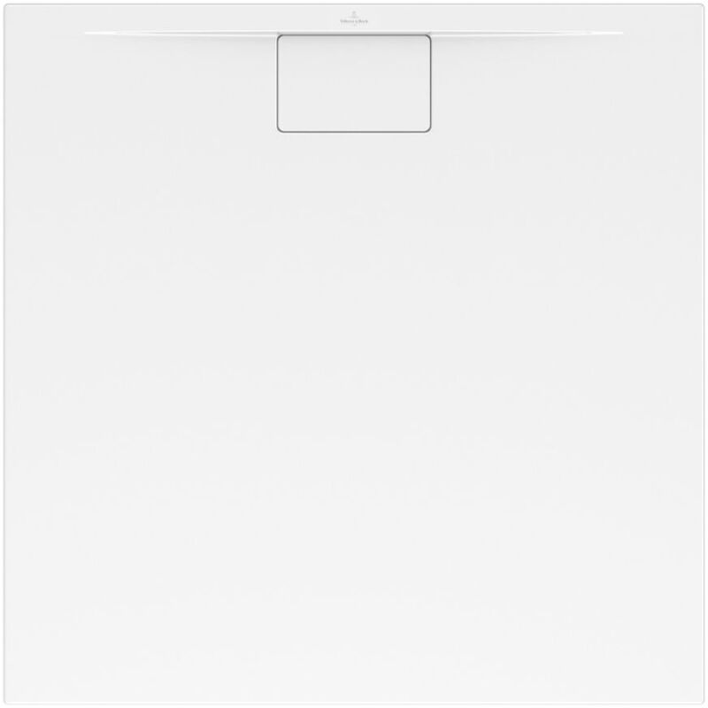 Villeroy&boch - Receveur antidérapant 80 x 80 villeroy et boch Architectura Metalrim acrylique carré edelweiss