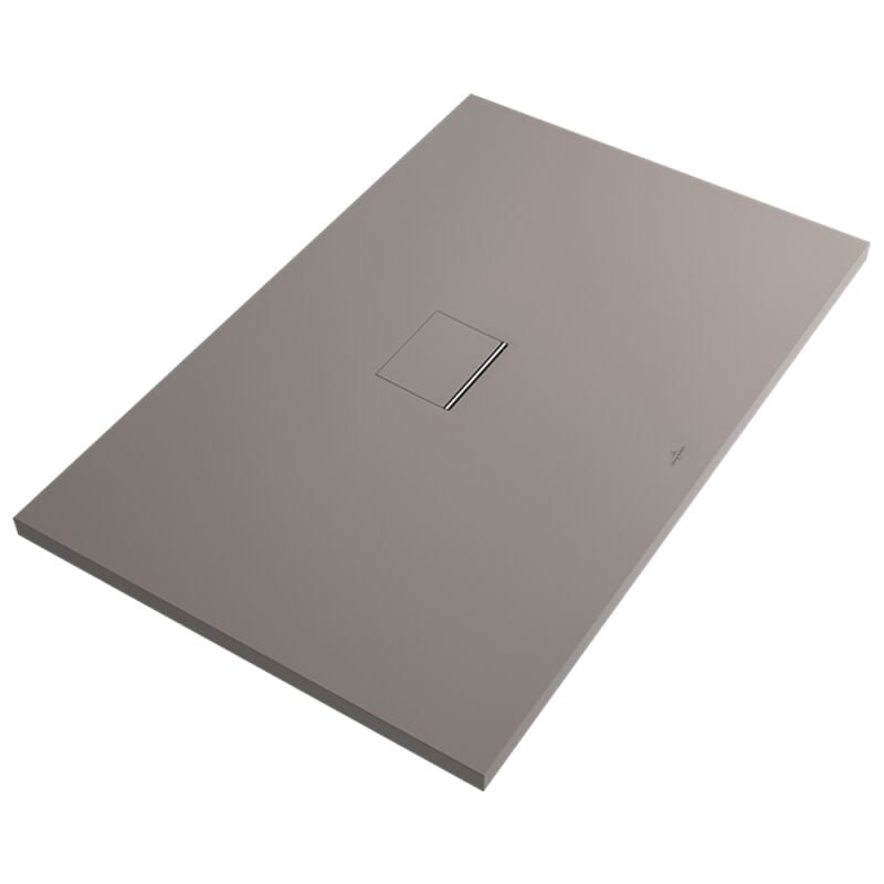 Villeroy&boch - Receveur antidérapant 180 x 100 villeroy et boch Squaro Infinity quaryl rectangle gris