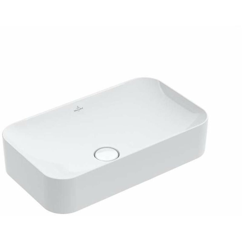 Villeroy&boch - Finion - Vasque sans trop-plein, 60x35 cm, avec CeramicPlus, blanc alpin 414361R1