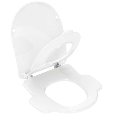 VILLEROY & BOCH Villeroy und Boch O.novo kids WC-Sitz 8M1261T1 mit Deckel, für Kinder, Scharniere Edelstahl, weiß AntiBac