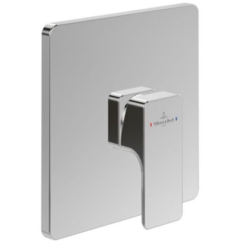 Villeroy und Boch Subway 3. 1930 kit de montage final TVS11200200061 mitigeur de douche encastré, montage mural, chromé