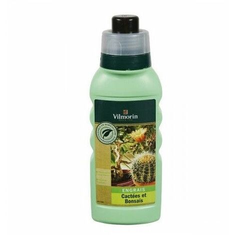 Vilmorin 250 ml Fertilizzante ecologico liquido per cactus e bonsais