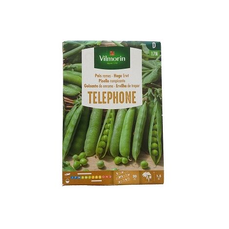 Vilmorin Adrame Telefonguisante Samen, 150 g
