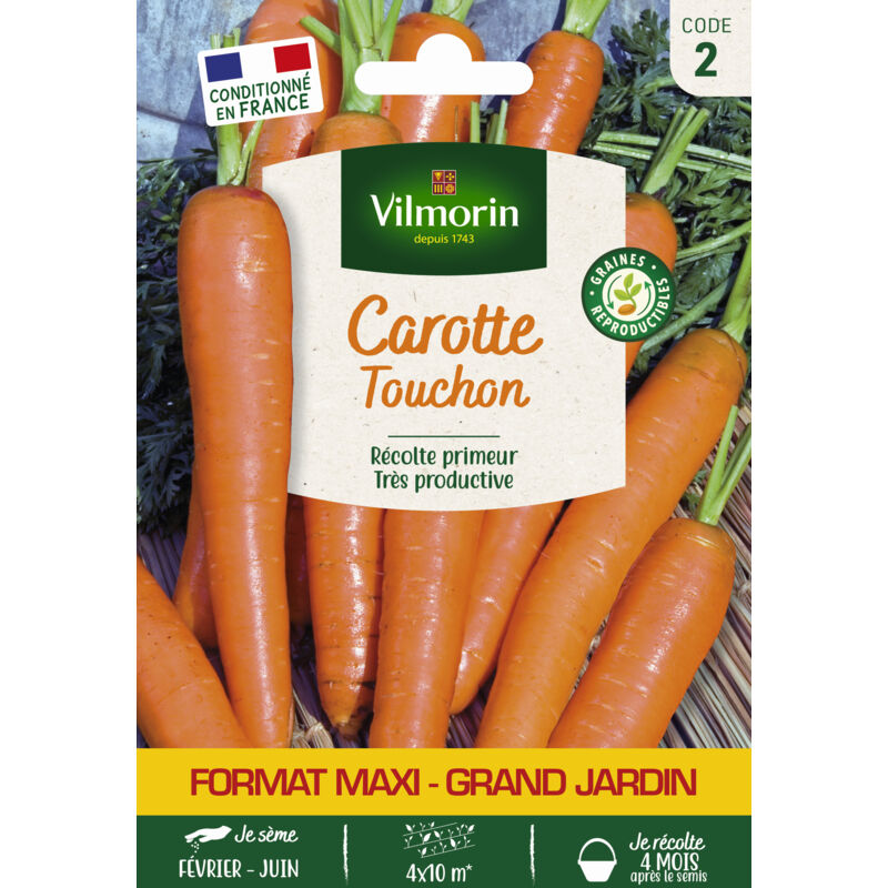 Vilmorin - Carotte Touchon format &eacute;co