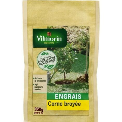 Vilmorin - Engrais Corne Broyée Bio Doypack de 350 g