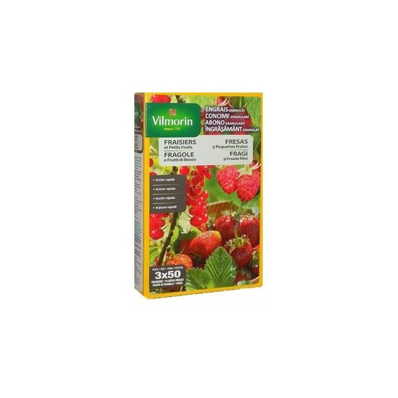 Engrais granul de Vilmorin 800g granuls pour fraises et petits fruits