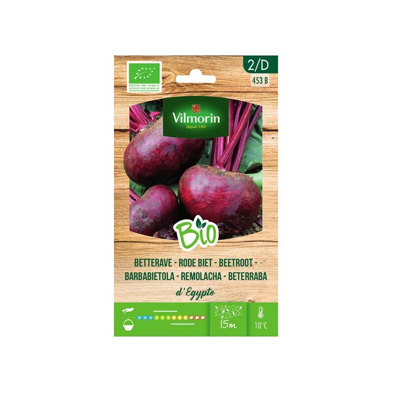 Vilmorin - Garden Bio Beet Seeds sur 6 gr