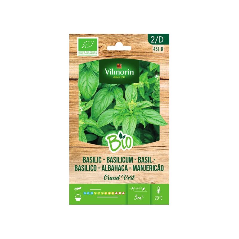 Vilmorin - Garden Bio Seeds Grand Ver sur 1 gr