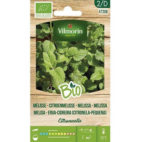 Vilmorin Garden Bio Seeds of Melisana oltre 1 gr