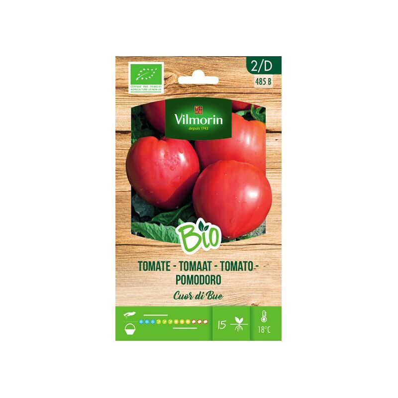 Vilmorin - Garden Bio Tomato Graines de coeur de bÏuf sur 0,15 gr