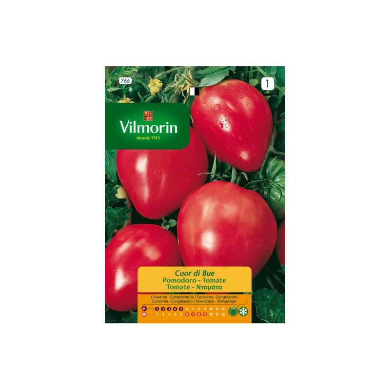 Vilmorin - Graines de Tomato Heart Bull S-1 766, 1 gr