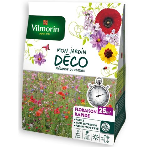 Vilmorin - Les Mélanges de Fleurs 25m2 floraison rapide