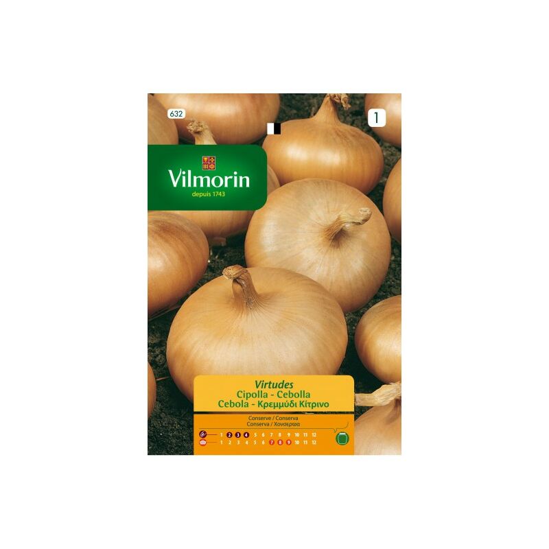 Vilmorin - oignon graines vertus S-1 632, 5 gr