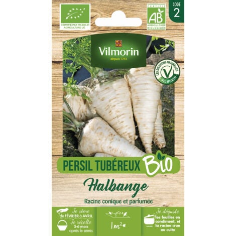 Vilmorin Persil Tubereux Halblange bio
