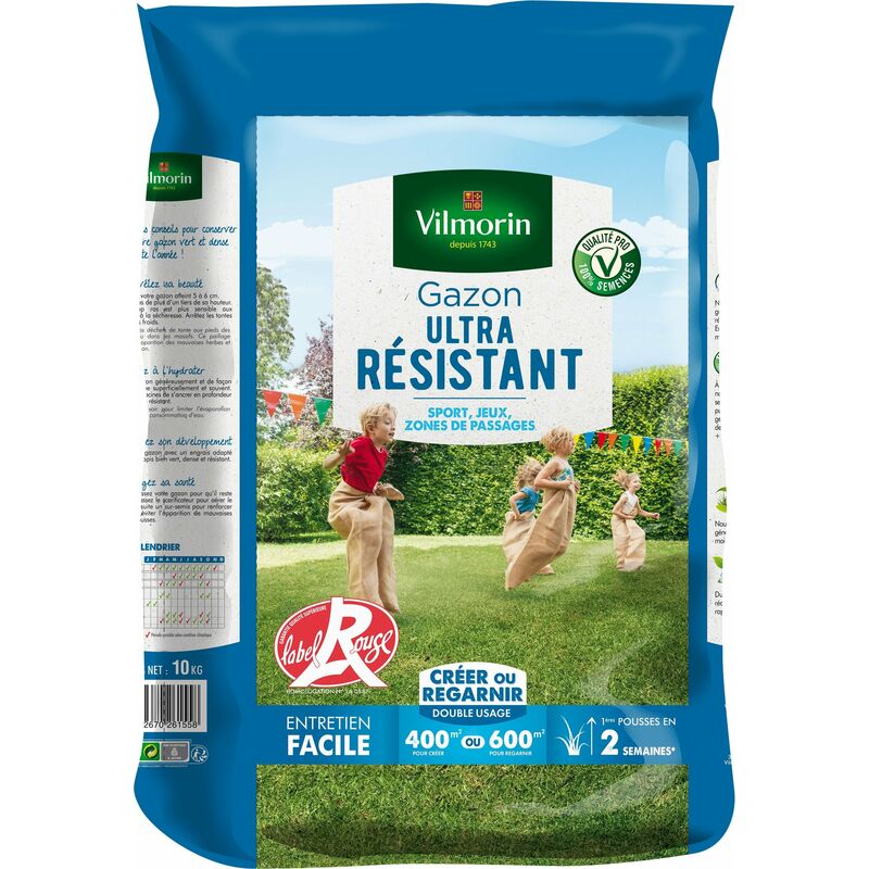 Vilmorin - Prato Ultra Resistente, Sacco da 10 kg