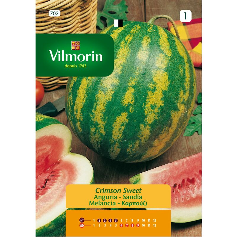 Vilmorin - Sandia Seeds Crimson Sweet S-1 702, 6 gr