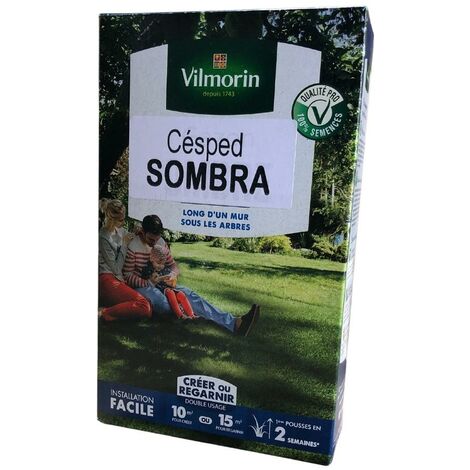 VILMORIN Semillas de Césped Sombra, Para 10 m2, 250 gr