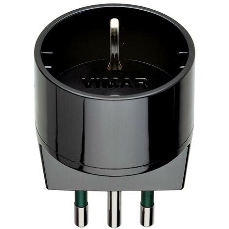 VIMAR 00302 - Adattatore SICURY S11 + P30 Nero 250V 1500W