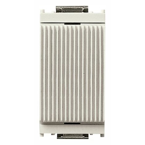 VIMAR - 1 COPRIFORO FRONTE RIGATO SERIEIDEA COLORE BIANCO 16540.B