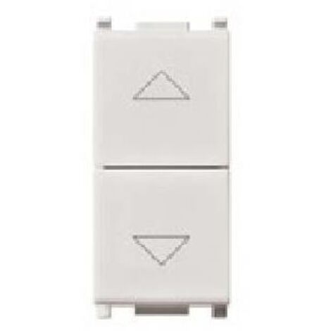 VIMAR - 14062 Due pulsanti interbl.1P NO+NO10A bianco