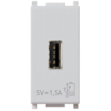 VIMAR - 14292.SL Unita alimentazione USB 5V1,5A 1M Silver