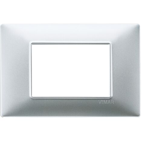 VIMAR - 14653.20 Placca 3M argento opaco